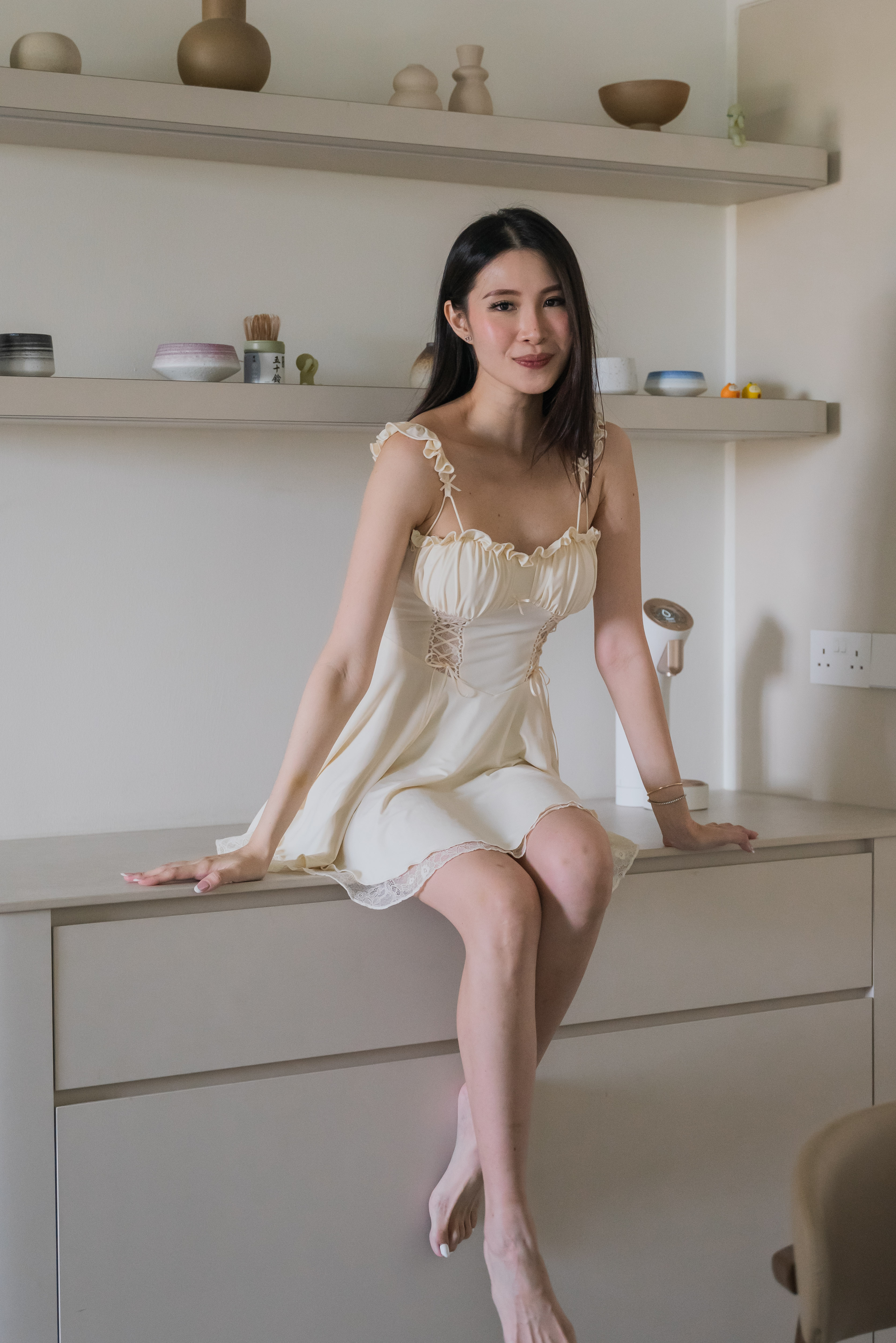 BLAIR Corset Slip Dress (Daffodil)