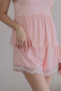 CAMELLIA Petal Lace 2Pcs Set (Petal Pink)