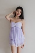 LEIA Pleated Twist Knot 2Pcs Set (Wisteria)