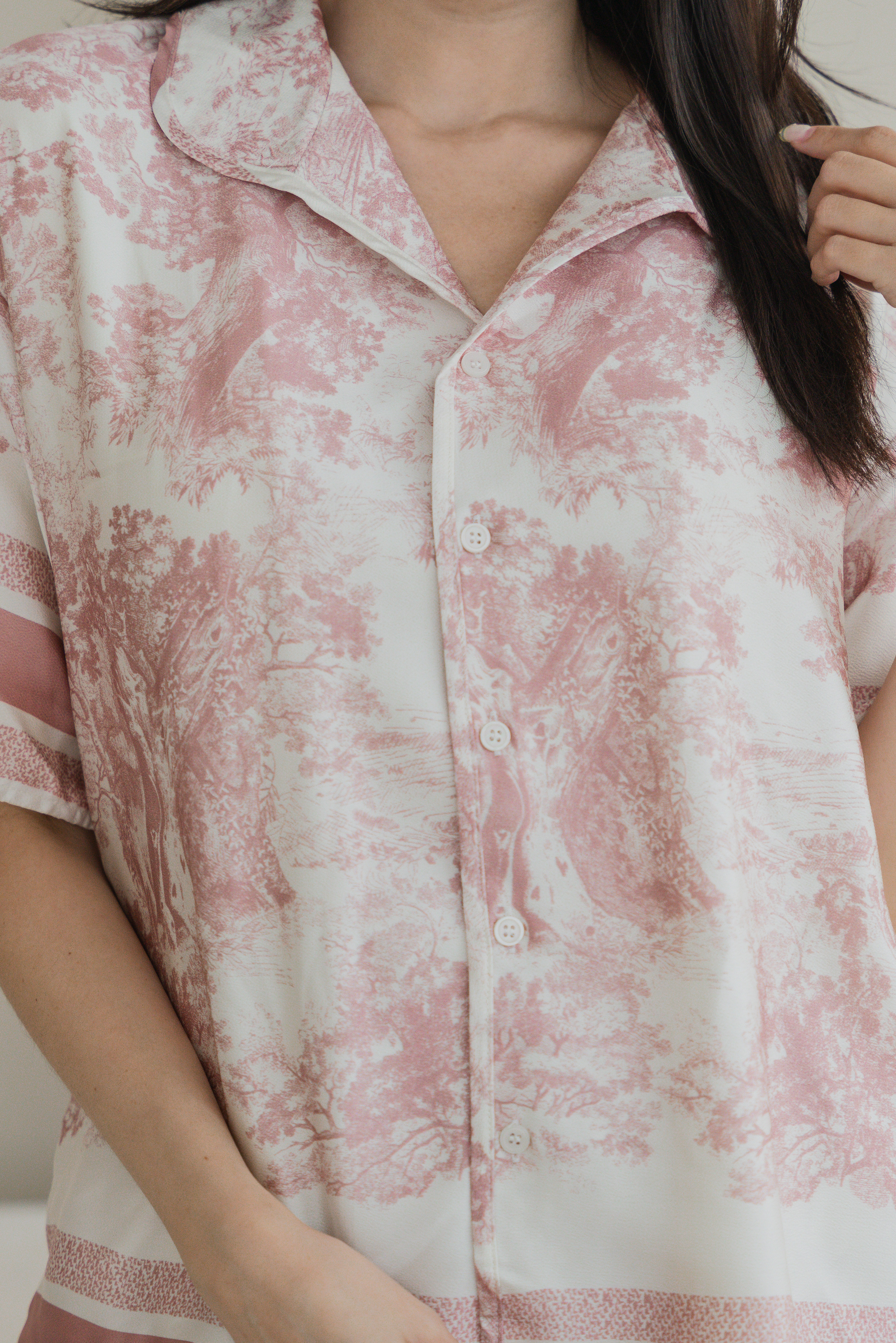 CHANTELLE Toile Sleeved 2Pcs Set Sleepwear
