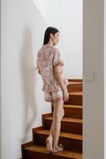 CHARLOTTE Toile Sleeved 2Pcs Set Sleepwear