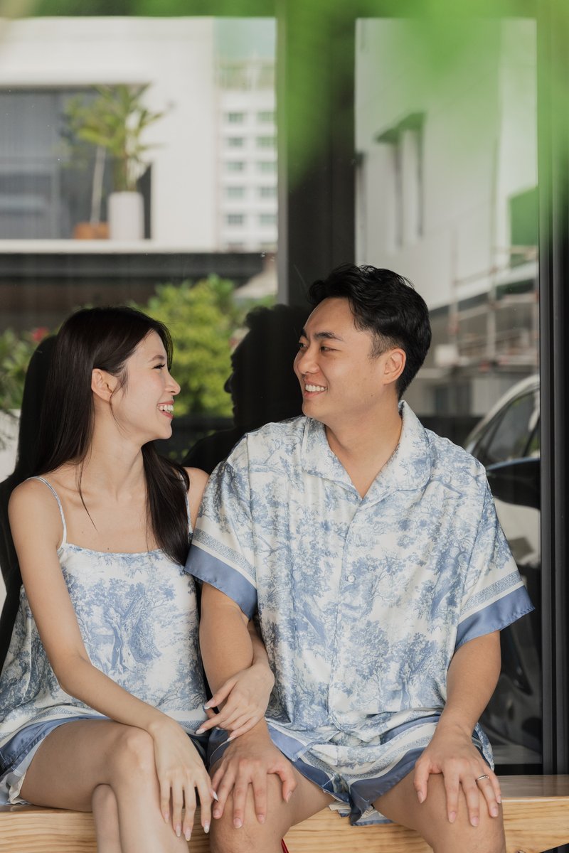 MILES and MAEVE Toile 2Pcs Set Couple Wear
